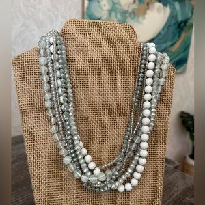 Multi-Strand Beaded LOFT Necklace